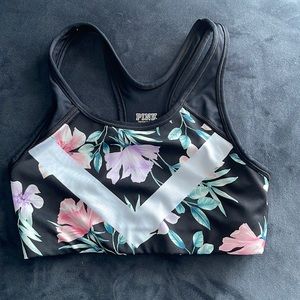Sports bra - flowers